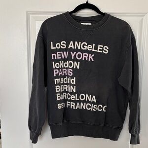 Anine Bing City Sweatshirt - size Small